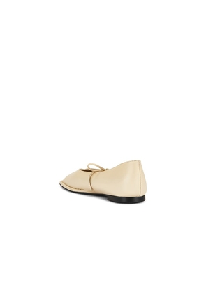 ALOHAS Sway Ballet Flat in Cream. Size 35. Also in 38, 40.