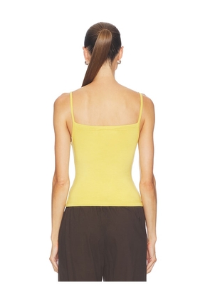Eterne 90's Tank Top in Mustard. Size XS. Also in L, M.