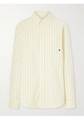Aimé Leon Dore - Striped Cotton Shirt - Yellow - x small,small,medium