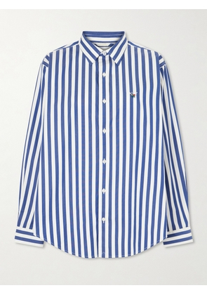 Aimé Leon Dore - Striped Cotton-poplin Shirt - Blue - x small,small,medium