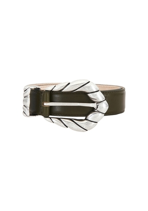 IRO Embella Belt in Green. Size 70. Also in 75, 80, 85, 90.