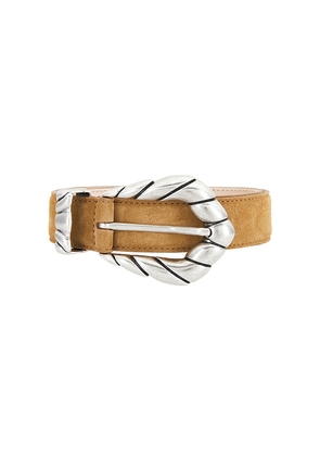 IRO Embella SD Belt in Brown. Size 70. Also in 75, 80, 90.