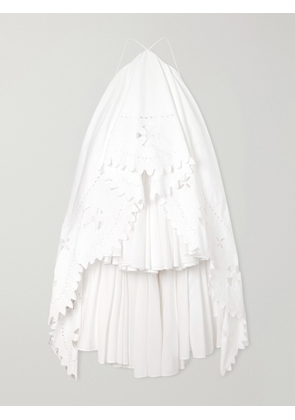 Jacquemus - La Robe Provençale Embroidered Cotton Maxi Dress - White - FR 32,FR 34,FR 36