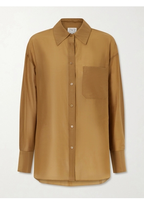 TWP - Big Joe Cotton And Silk-blend Shirt - Neutrals - XXS,XS/S,M/L
