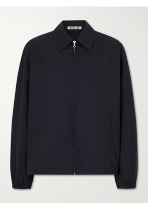 Auralee - Wool And Mohair-blend Jacket - Blue - 0,1,2