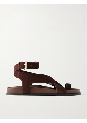 A Emery - Jalen Suede Sandals - Brown - IT35,IT36,IT37,IT38,IT39,IT40,IT41,IT42