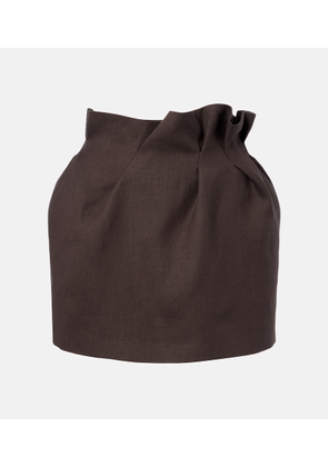 Magda Butrym Linen miniskirt