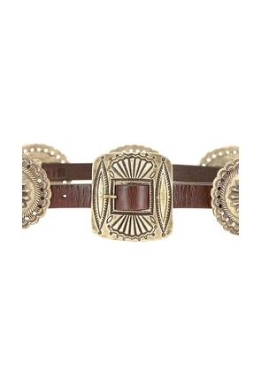 Polo Ralph Lauren Medium Distressed Belt in Brown. Size S. Also in M, L.