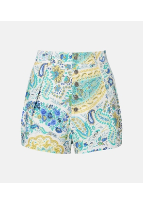 Etro Paisley cotton shorts