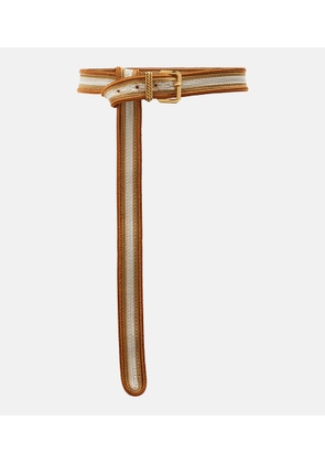 Etro Striped woven belt