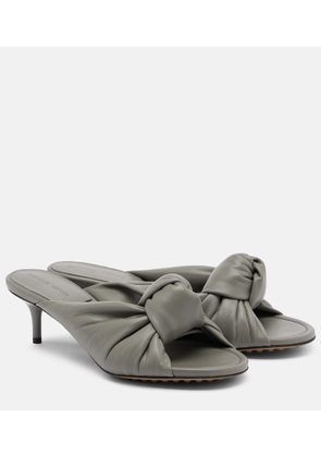 Bottega Veneta Cherry Knot leather mules