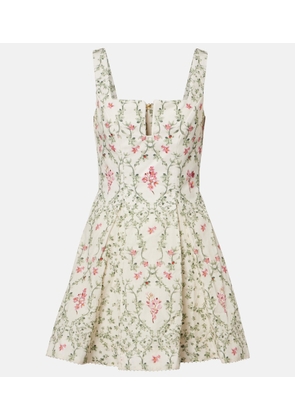 Agua by Agua Bendita Agua floral cotton minidress