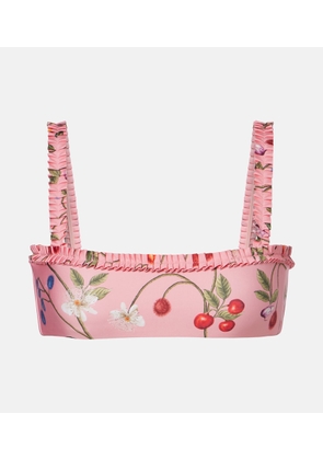 Agua by Agua Bendita Olmo printed bikini top