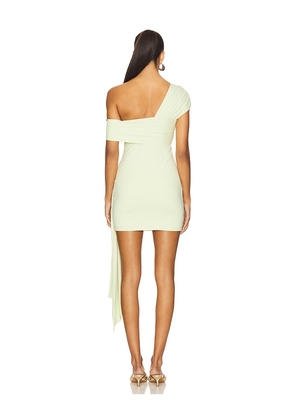 Runaway The Label Kassi Ruched Mini Dress in Green. Size S. Also in XS.