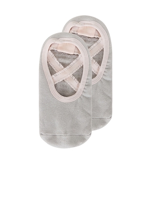 Souls. Ballet Girly Socks in Grey. Size S/M. Also in M/L.