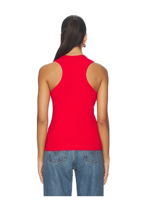 Terez x REVOLVE Phillies Scoop Neck Rib Tank Top in Red. Size S. Also in XS, M, XXS.