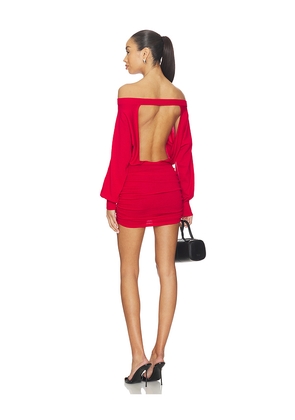 Tiger Mist Janine Mini Dress in Red. Size S/M. Also in XXS/XS, L/XL.