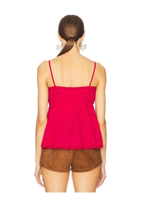 Ulla Johnson Quinn Top in Red. Size 12. Also in 0, 10, 4, 6, 8.