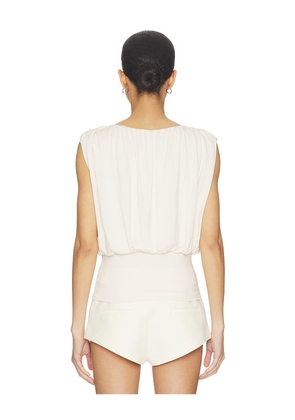 Rue Sophie Muse Top in Ivory. Size S. Also in L, M, XS.