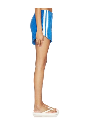 SPELL Luciana Terry Short in Blue. Size S. Also in XS, XL.