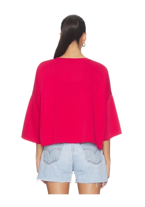 The Laundry Room Enjoy Coke Cowboy Horseshoe Crop Jumper in Red. Size S. Also in XS, M, L, XL.