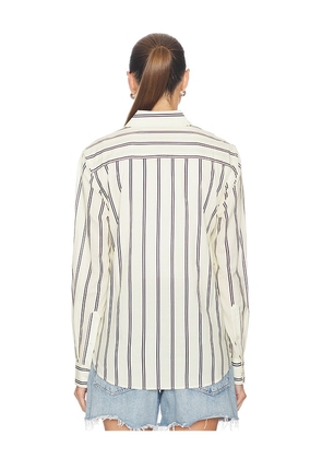 perfectwhitetee Cotton Poplin Slim Fit Button Down in Lemon. Size XS. Also in S, M, L, XL.