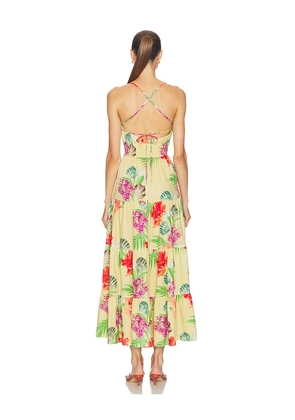 Yumi Kim Canyon Maxi Dress in Lemon. Size XS. Also in S, M, L, XL.