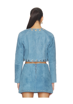 ZUT Darby Jacket in Blue. Size S. Also in XS, M, L.