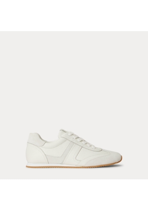 Dani Leather & Suede Low-Profile Trainer