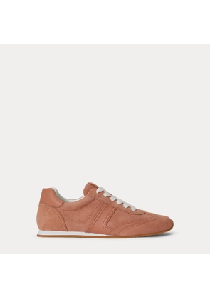 Dani Suede & Leather Low-Profile Trainer