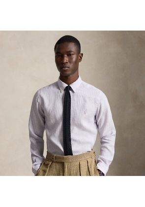 Custom Fit Striped Linen Shirt