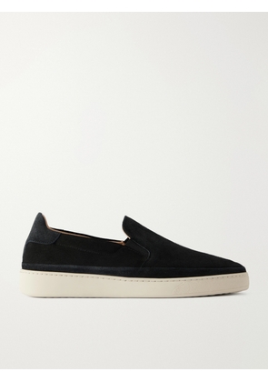 Mulo - Suede Slip-On Sneakers - Men - Black - UK 6