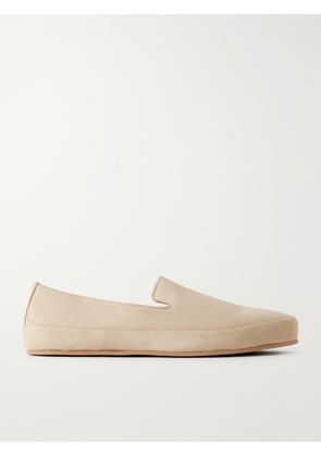 Mulo - Evening Suede Loafers - Men - Neutrals - UK 6