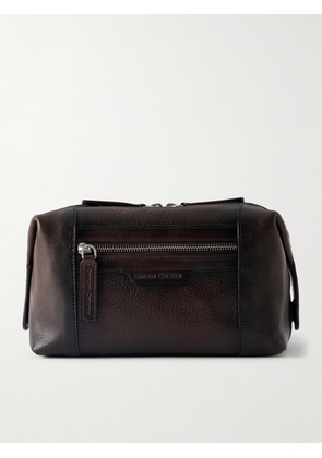 Officine Creative - Jules 008 Leather Wash Bag - Men - Brown