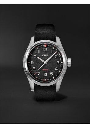 Oris - ProPilot Date Automatic 41mm Stainless Steel and Leather Watch, Ref. No. 01 733 7805 4164-07 6 20 04LC - Men - Black
