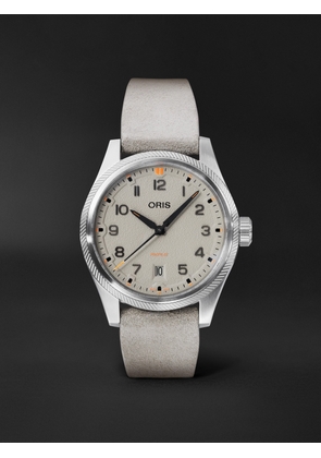 Oris - ProPilot Date Automatic 41mm Stainless Steel and Leather Watch, Ref. No.01 733 7805 4163-07 6 20 15LC - Men - White