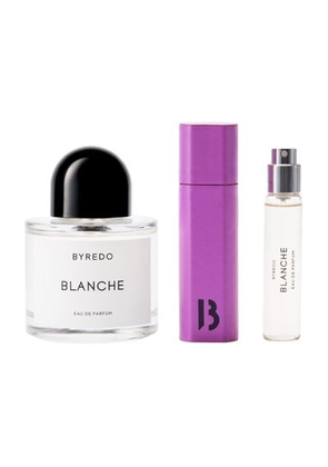 Blanche eau de parfum and leather travel case set