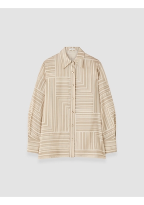 Atlan Printed Silk Blouse - 34