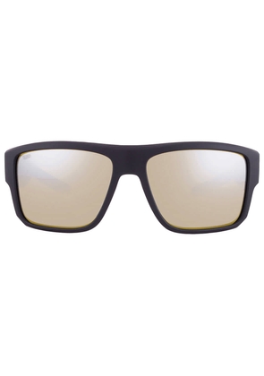 Costa Del Mar TAXMAN Sunrise Silver Mirror Polarized Glass Square Mens Sunglasses 6S9116 911603 59