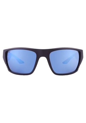 Costa Del Mar FINLET Blue Mirror Polarized Polycarbonate Wrap Mens Sunglasses 6S9118 911807 59