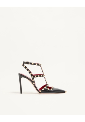 Valentino Garavani Rockstud Kidskin Pumps 100mm Woman BLACK 35
