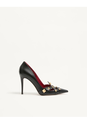 Valentino Garavani Studdy Kidskin Pumps 100mm Woman BLACK 35