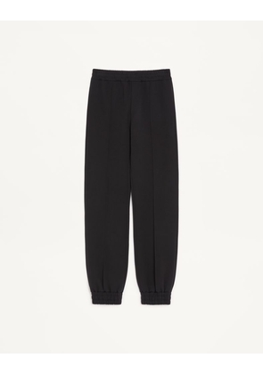 Valentino Valentino cotton jogging trousers with VGold Man BLACK L