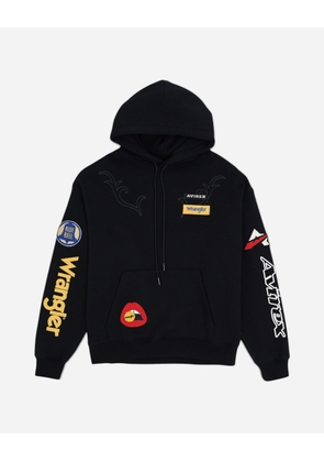 Men s Avirex Hoodie Black