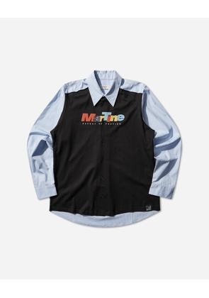 Longsleeve T-Shirt Shirt Blue / Black