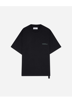 Men s Keys Print Oversized Fit T-Shirt Black