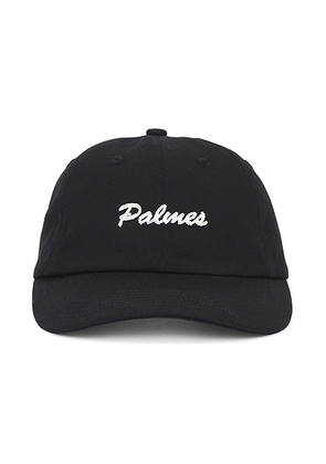 Palmes 6-Panel Cap in Black - Black. Size all.