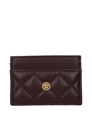 Versace Brown Leather Cardholder