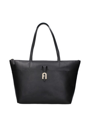Furla Black Leather Shoulder Bag