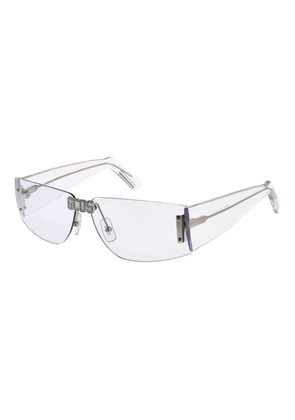 GCDS Transparent Plastic Sunglasses